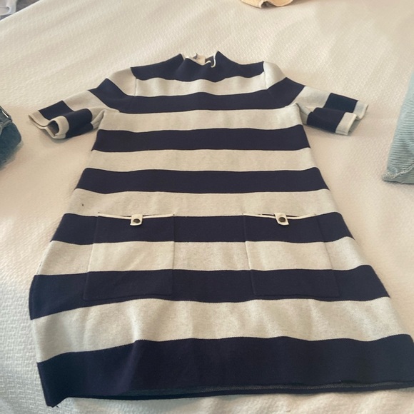 Navy and White Dress - Picture 2 of 4